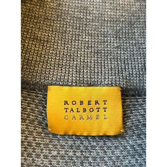 Robert Talbott Carmel 1/4 zip pullover sweater size L  cashmere and silk blend - Picture 3 of 8